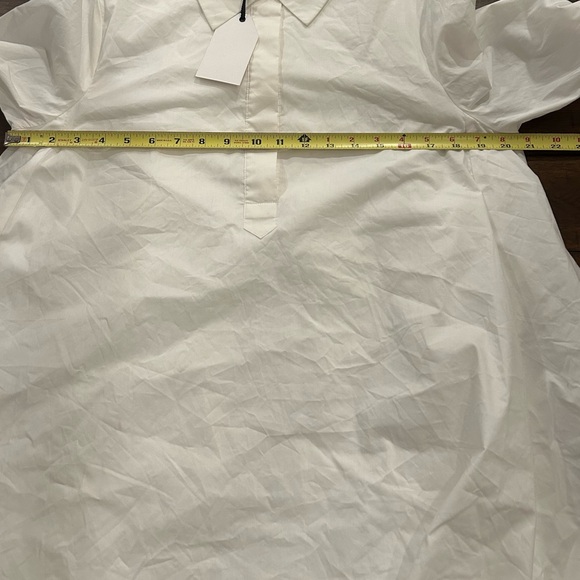 English Factory Anthropologie Shirt Dress A-Line White Size Small NEW With Tags - Picture 7 of 14